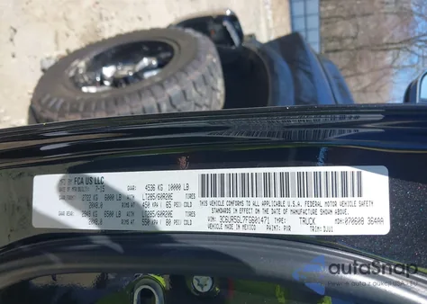 2015 Ram 2500 Longhorn from USA, damaged, VIN 3C6UR5GL7FG601471